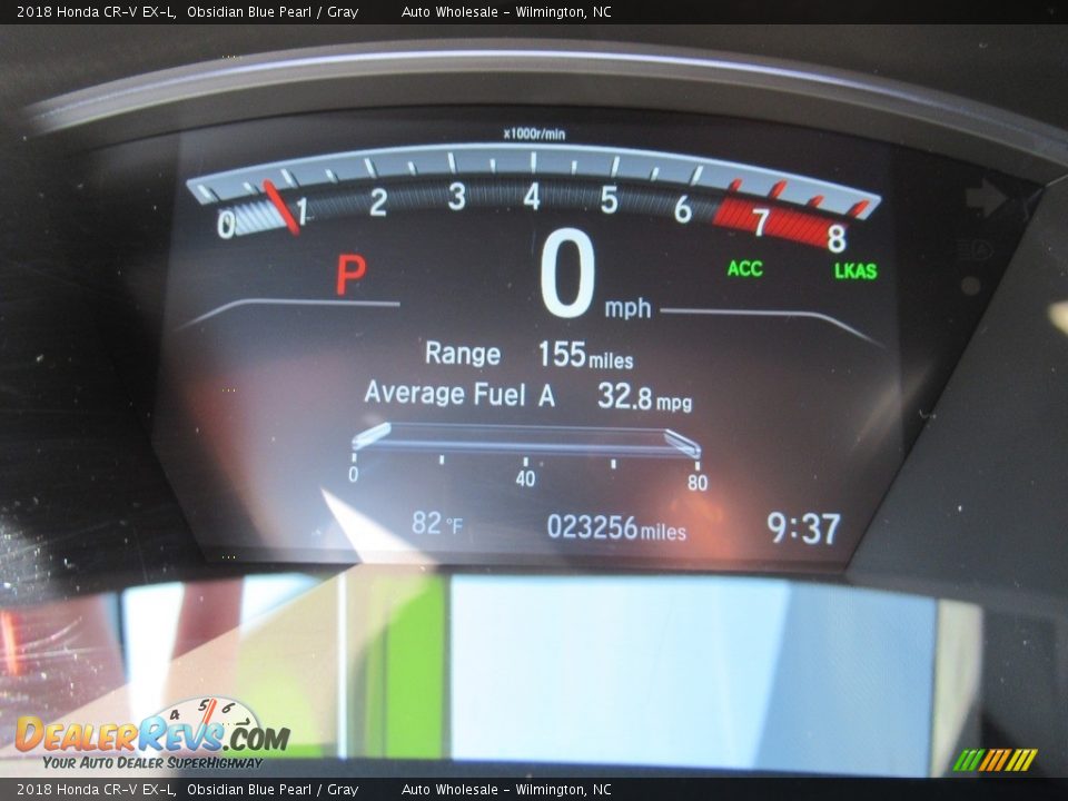 2018 Honda CR-V EX-L Obsidian Blue Pearl / Gray Photo #16