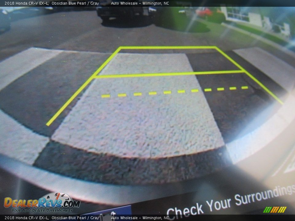 2018 Honda CR-V EX-L Obsidian Blue Pearl / Gray Photo #18