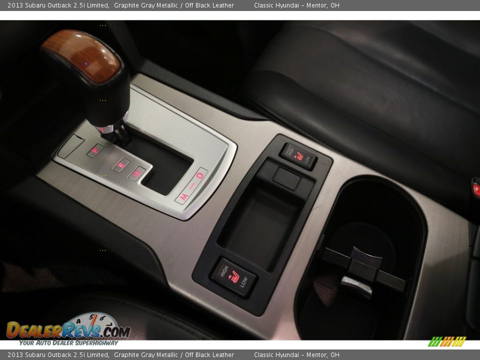 2013 Subaru Outback 2.5i Limited Graphite Gray Metallic / Off Black Leather Photo #15