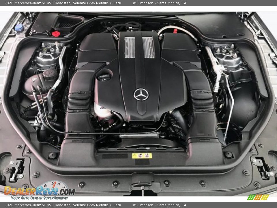 2020 Mercedes-Benz SL 450 Roadster 3.0 Liter Turbocharged DOHC 24-Valve VVT V6 Engine Photo #8