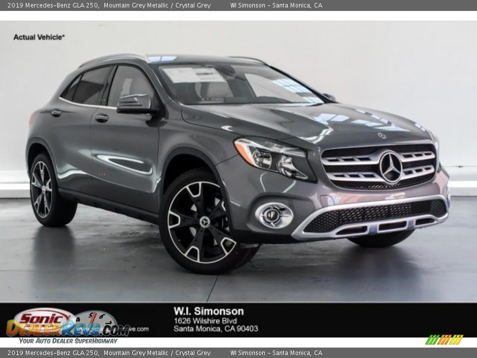2019 Mercedes-Benz GLA 250 Mountain Grey Metallic / Crystal Grey Photo #1