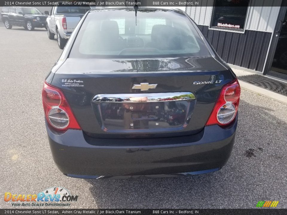 2014 Chevrolet Sonic LT Sedan Ashen Gray Metallic / Jet Black/Dark Titanium Photo #4