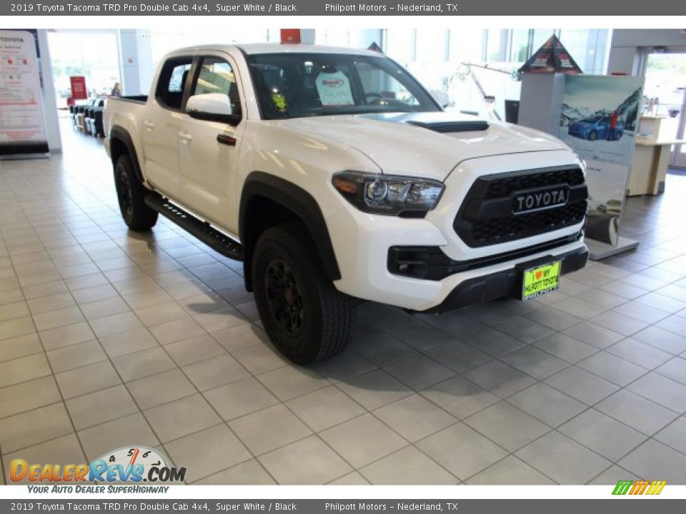 2019 Toyota Tacoma TRD Pro Double Cab 4x4 Super White / Black Photo #2