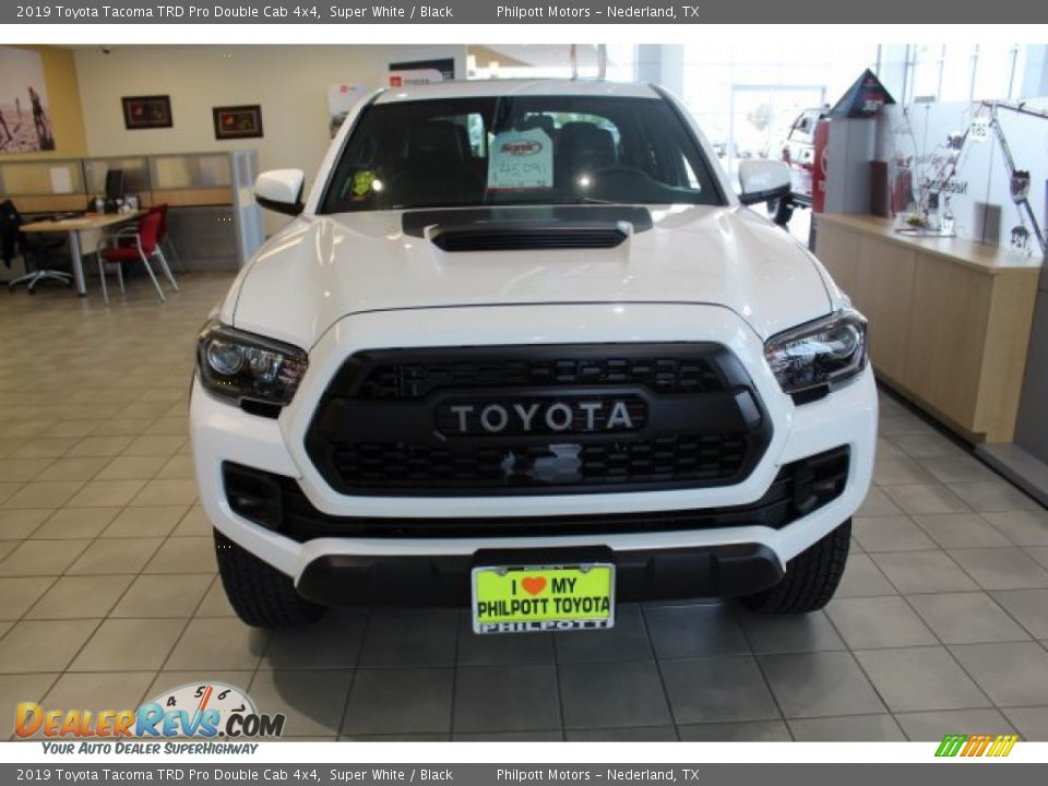 2019 Toyota Tacoma TRD Pro Double Cab 4x4 Super White / Black Photo #3