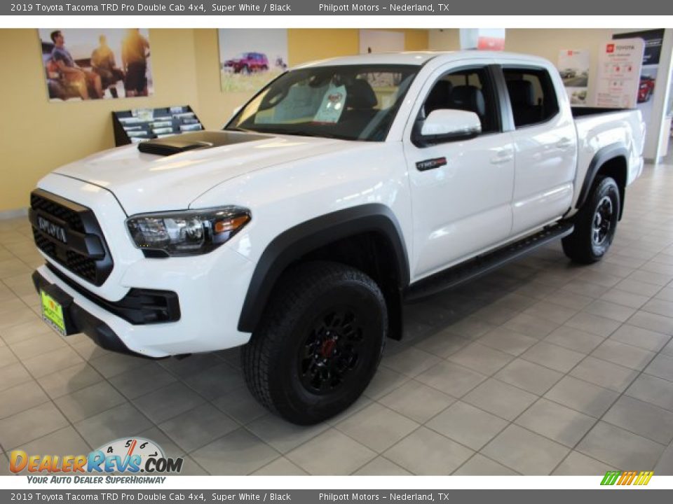 2019 Toyota Tacoma TRD Pro Double Cab 4x4 Super White / Black Photo #4