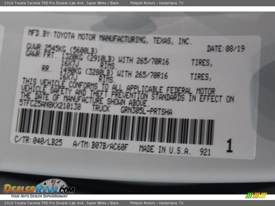 2019 Toyota Tacoma TRD Pro Double Cab 4x4 Super White / Black Photo #23