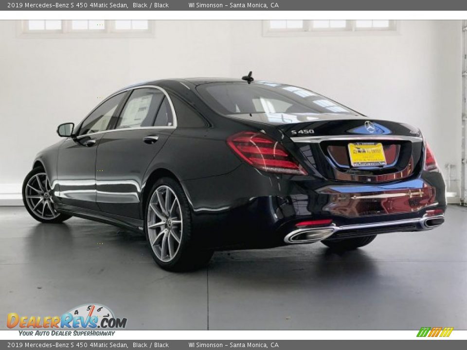 2019 Mercedes-Benz S 450 4Matic Sedan Black / Black Photo #2