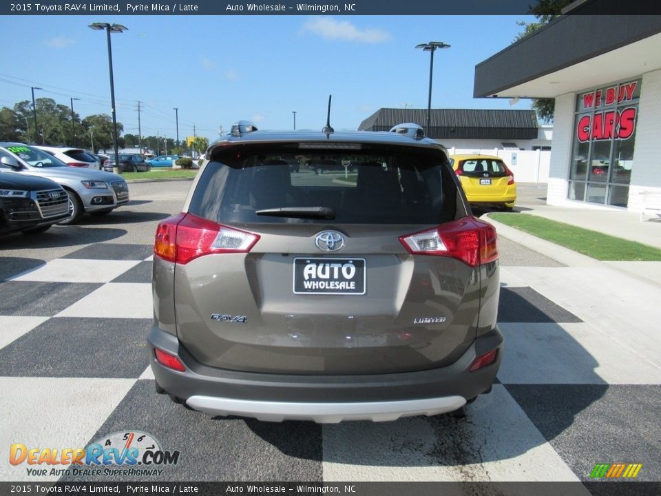 2015 Toyota RAV4 Limited Pyrite Mica / Latte Photo #4