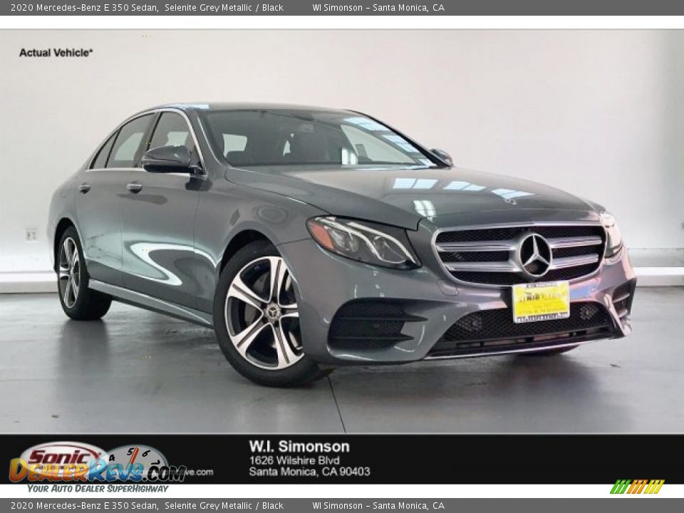 2020 Mercedes-Benz E 350 Sedan Selenite Grey Metallic / Black Photo #1