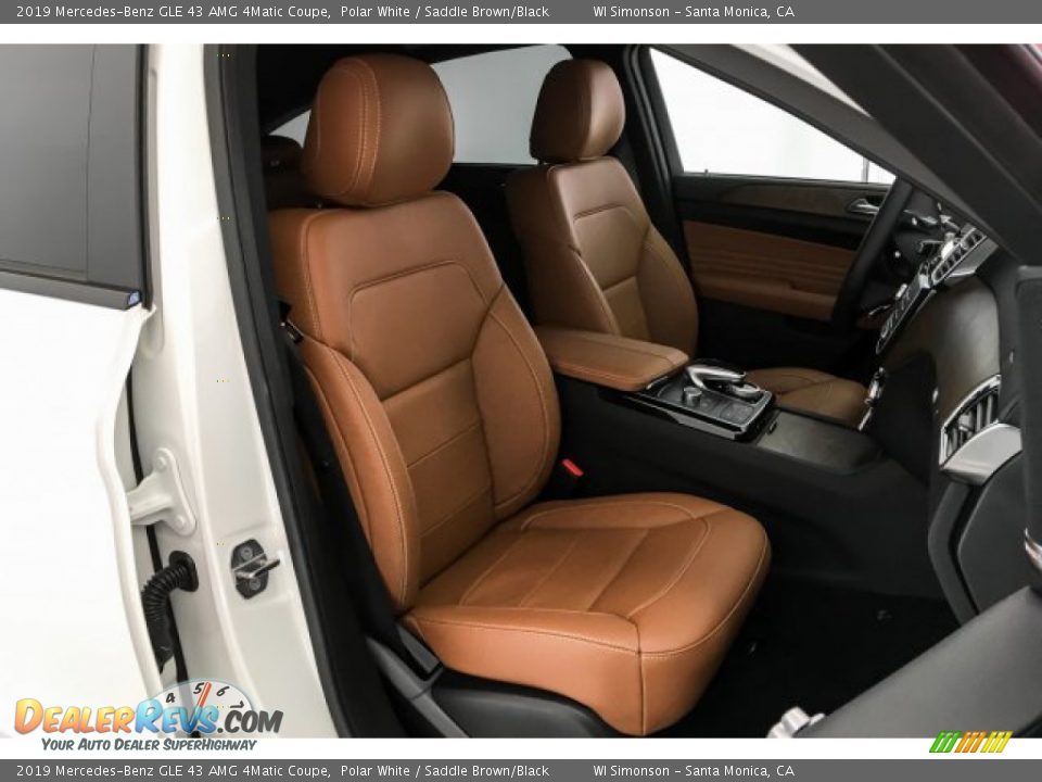 2019 Mercedes-Benz GLE 43 AMG 4Matic Coupe Polar White / Saddle Brown/Black Photo #5