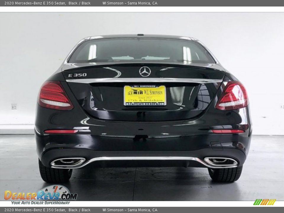 2020 Mercedes-Benz E 350 Sedan Black / Black Photo #3