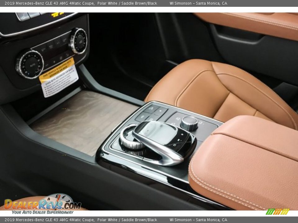 2019 Mercedes-Benz GLE 43 AMG 4Matic Coupe Polar White / Saddle Brown/Black Photo #7