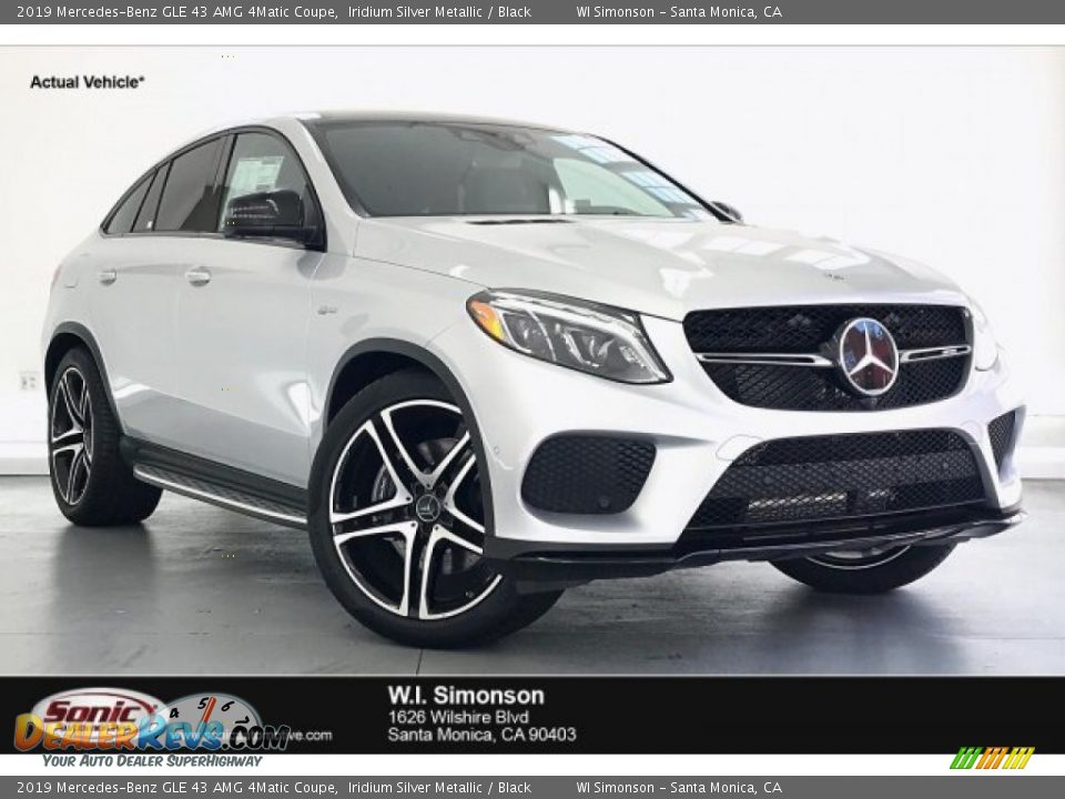 2019 Mercedes-Benz GLE 43 AMG 4Matic Coupe Iridium Silver Metallic / Black Photo #1