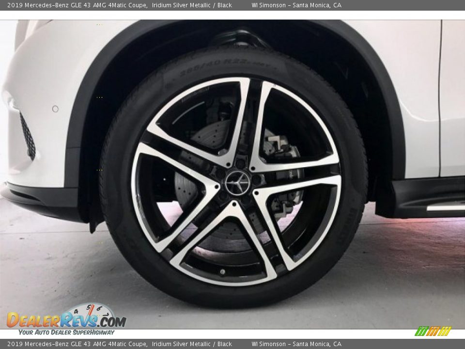 2019 Mercedes-Benz GLE 43 AMG 4Matic Coupe Iridium Silver Metallic / Black Photo #9