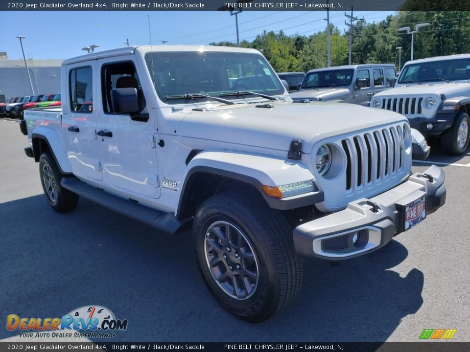 2020 Jeep Gladiator Overland 4x4 Bright White / Black/Dark Saddle Photo #1