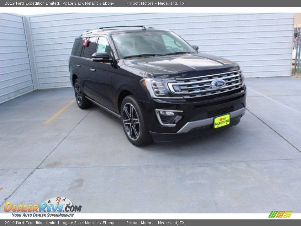 2019 Ford Expedition Limited Agate Black Metallic / Ebony Photo #2