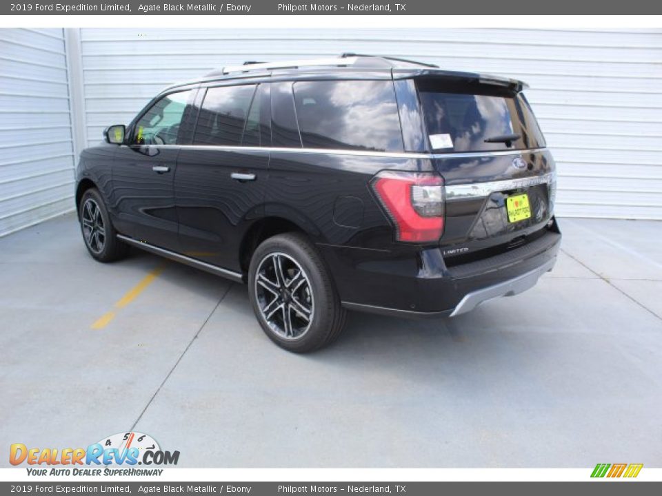 2019 Ford Expedition Limited Agate Black Metallic / Ebony Photo #6