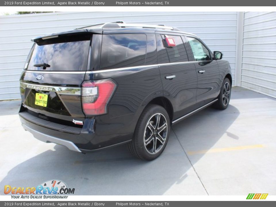 2019 Ford Expedition Limited Agate Black Metallic / Ebony Photo #8
