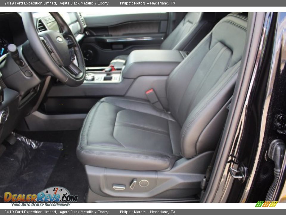 2019 Ford Expedition Limited Agate Black Metallic / Ebony Photo #10