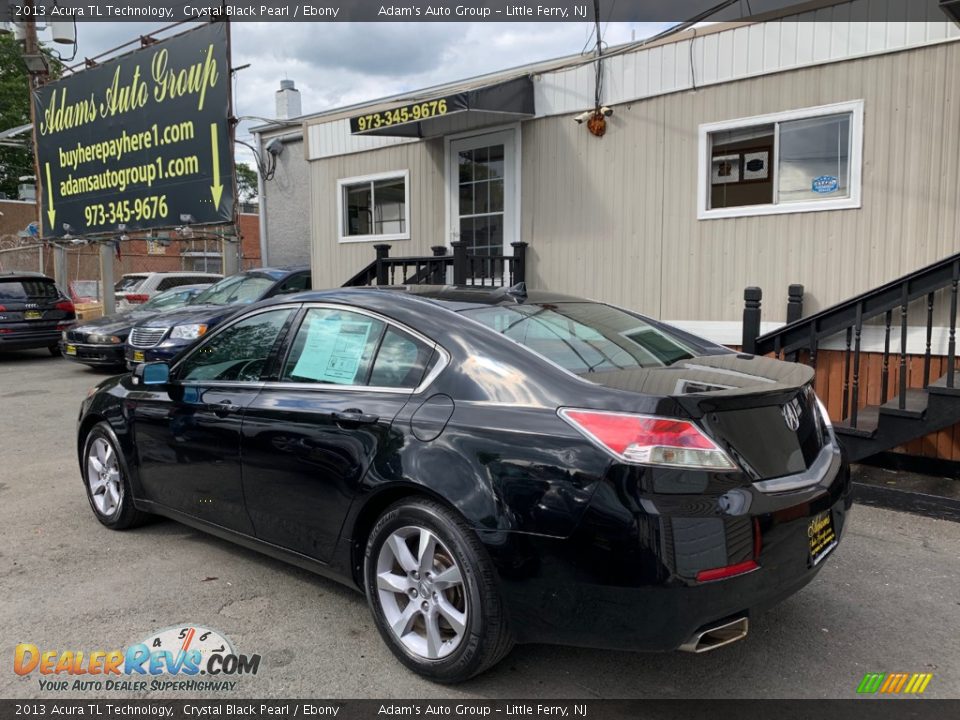 2013 Acura TL Technology Crystal Black Pearl / Ebony Photo #7