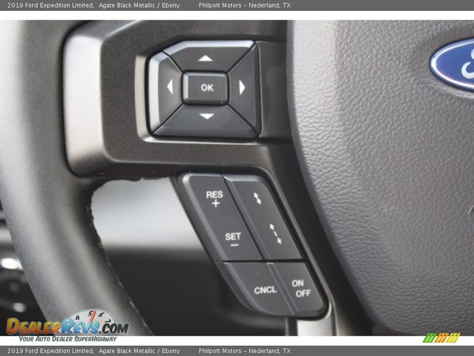 2019 Ford Expedition Limited Agate Black Metallic / Ebony Photo #12