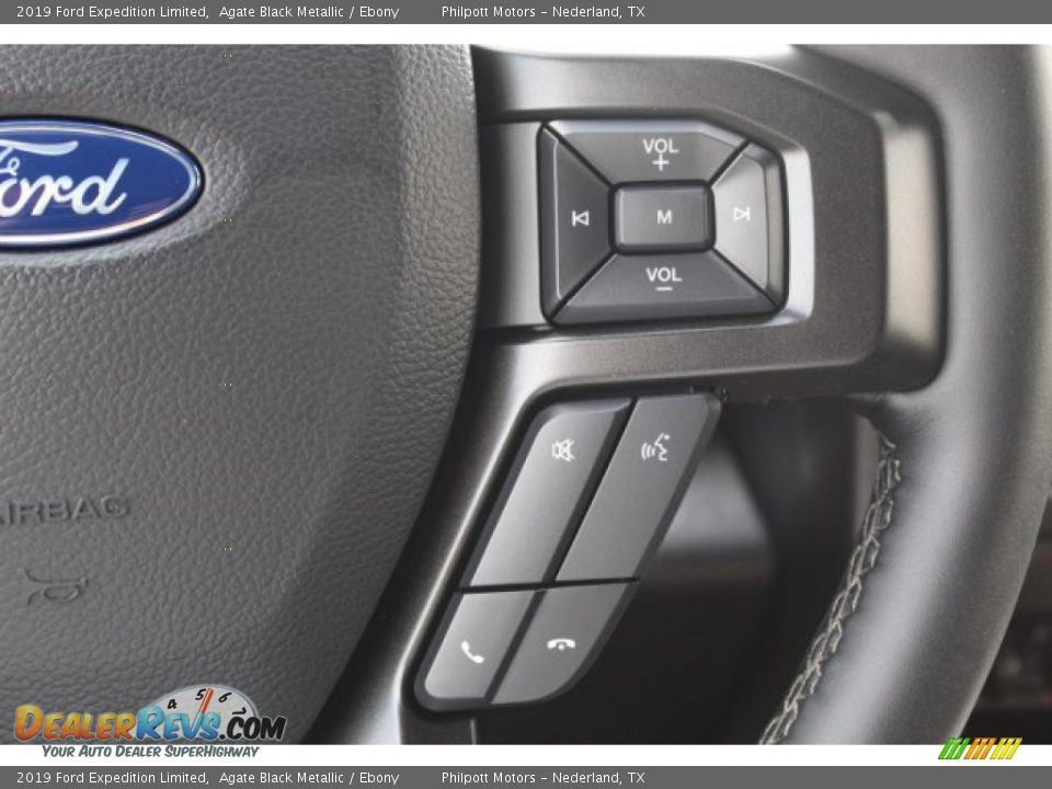 2019 Ford Expedition Limited Agate Black Metallic / Ebony Photo #13