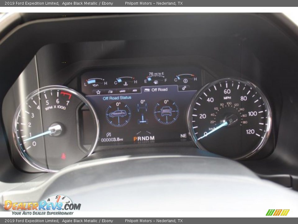 2019 Ford Expedition Limited Agate Black Metallic / Ebony Photo #14