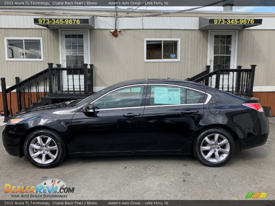 2013 Acura TL Technology Crystal Black Pearl / Ebony Photo #8
