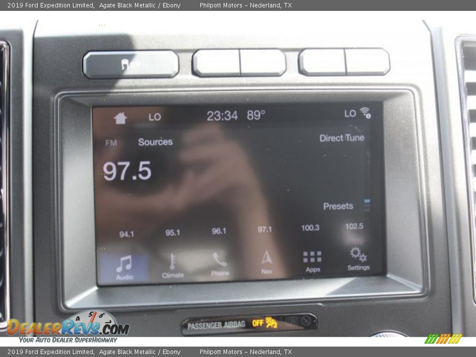 2019 Ford Expedition Limited Agate Black Metallic / Ebony Photo #16