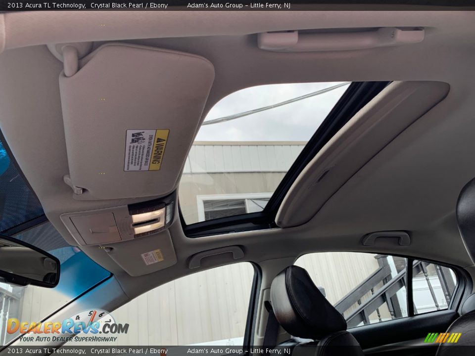 2013 Acura TL Technology Crystal Black Pearl / Ebony Photo #9