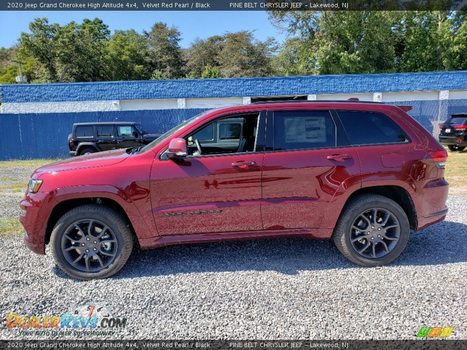 2020 Jeep Grand Cherokee High Altitude 4x4 Velvet Red Pearl / Black Photo #3