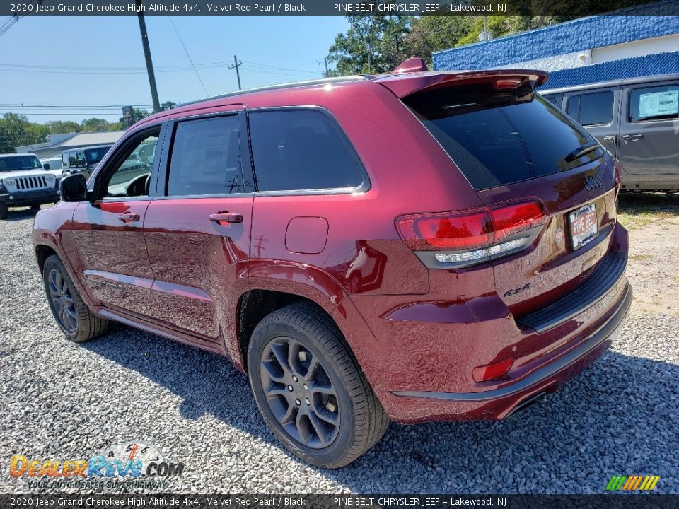 2020 Jeep Grand Cherokee High Altitude 4x4 Velvet Red Pearl / Black Photo #4