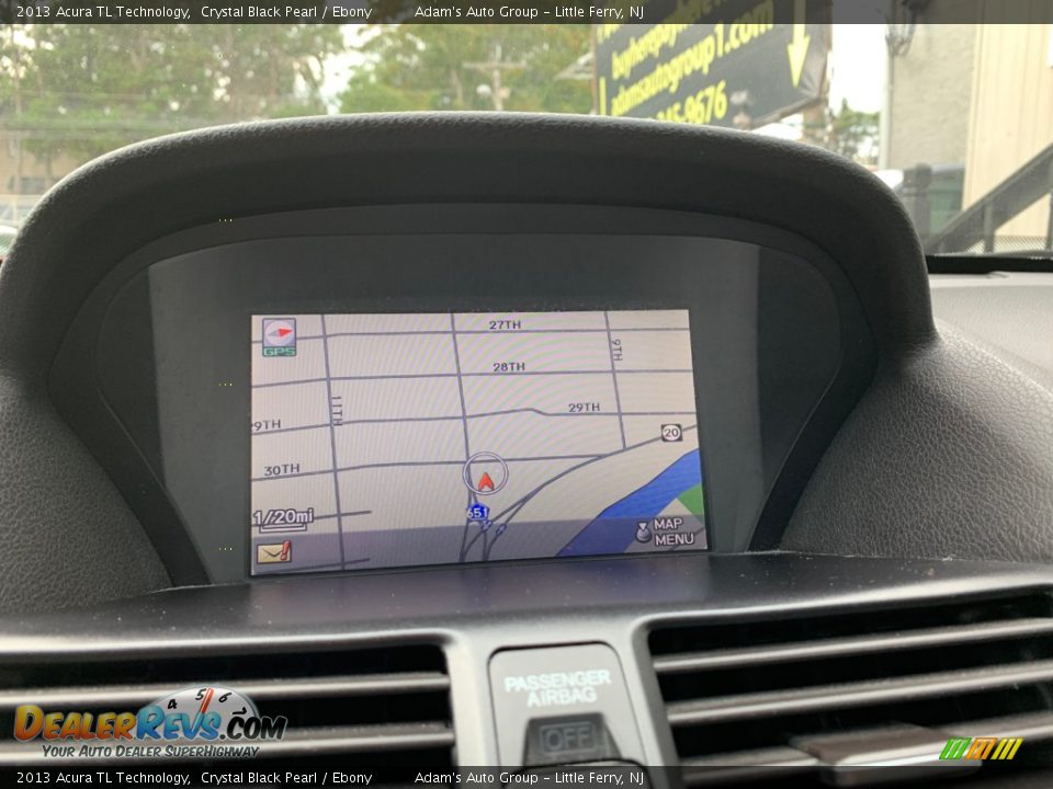 2013 Acura TL Technology Crystal Black Pearl / Ebony Photo #14