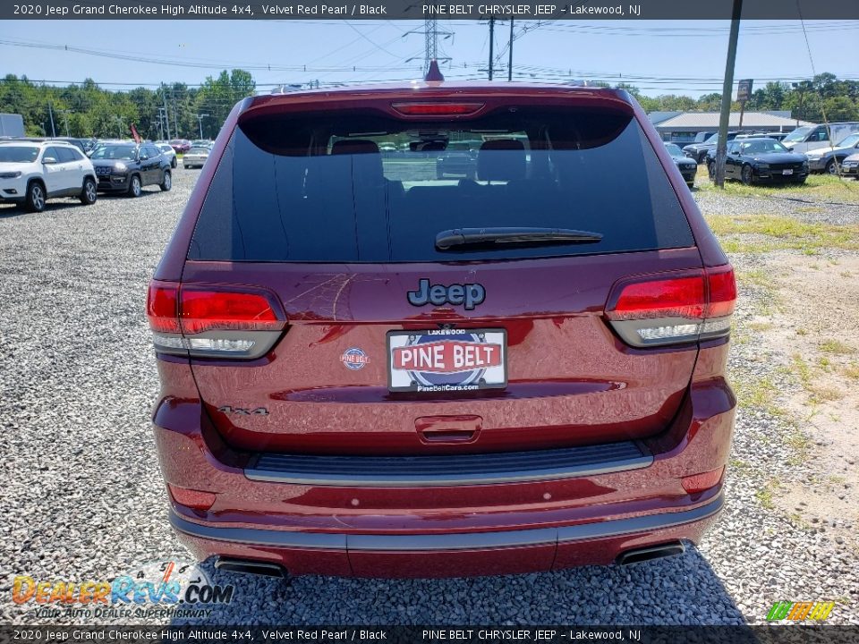 2020 Jeep Grand Cherokee High Altitude 4x4 Velvet Red Pearl / Black Photo #5