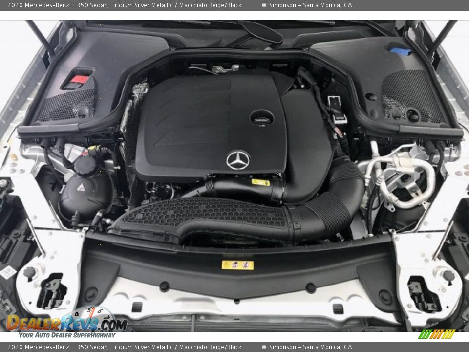 2020 Mercedes-Benz E 350 Sedan Iridium Silver Metallic / Macchiato Beige/Black Photo #8