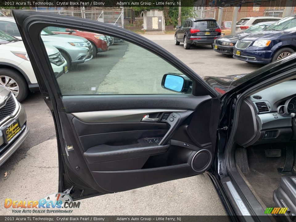 2013 Acura TL Technology Crystal Black Pearl / Ebony Photo #17