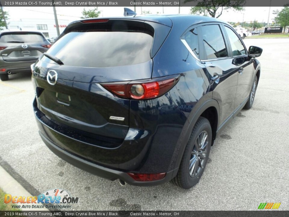 2019 Mazda CX-5 Touring AWD Deep Crystal Blue Mica / Black Photo #7