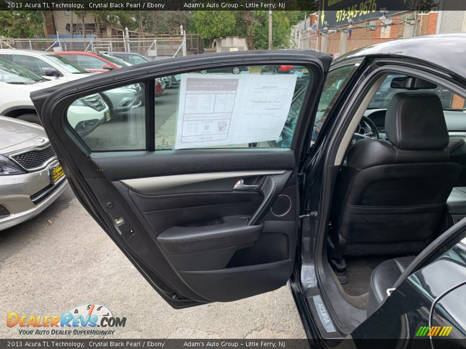 2013 Acura TL Technology Crystal Black Pearl / Ebony Photo #20