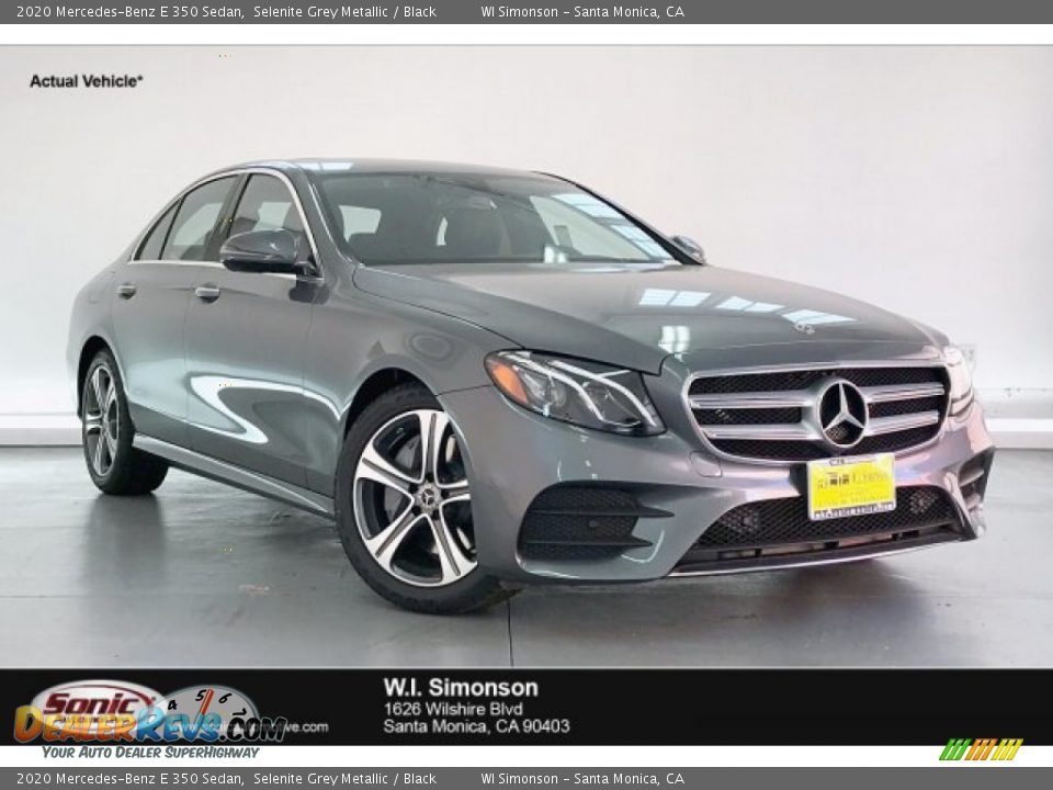 2020 Mercedes-Benz E 350 Sedan Selenite Grey Metallic / Black Photo #1