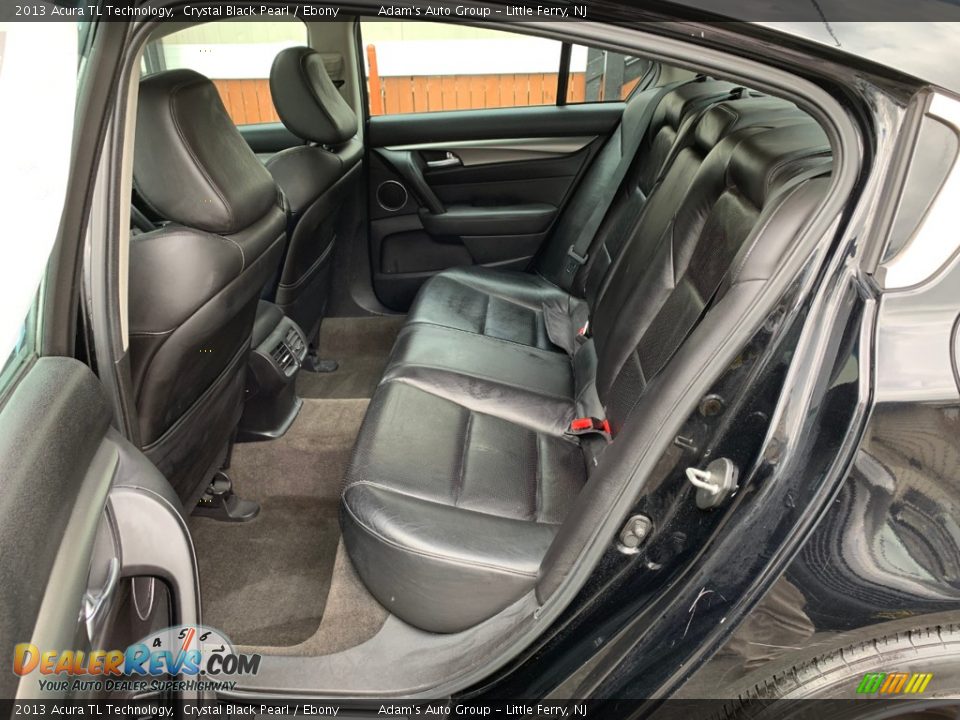 2013 Acura TL Technology Crystal Black Pearl / Ebony Photo #21