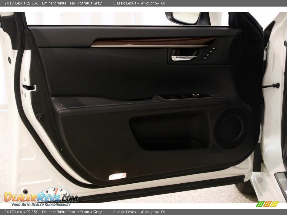 2017 Lexus ES 350 Eminent White Pearl / Stratus Gray Photo #4