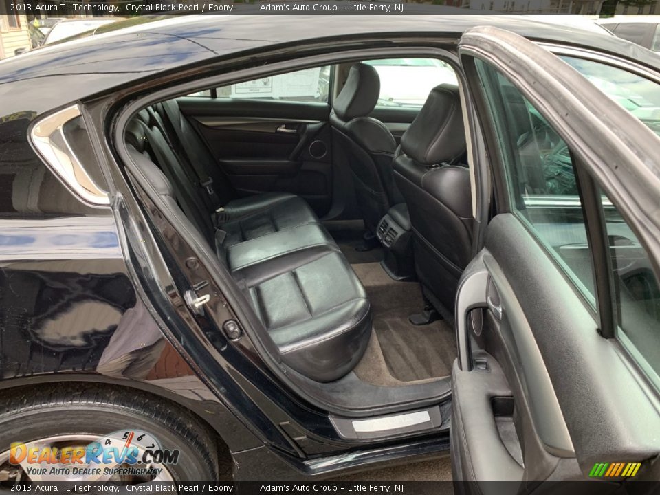2013 Acura TL Technology Crystal Black Pearl / Ebony Photo #24