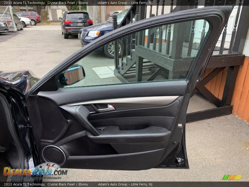 2013 Acura TL Technology Crystal Black Pearl / Ebony Photo #25