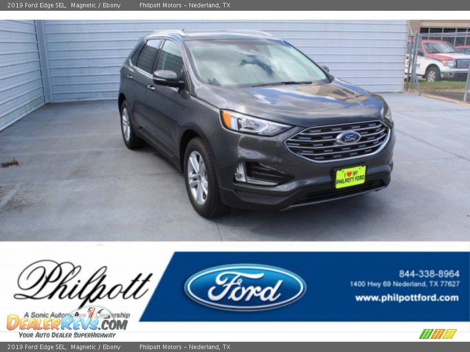 2019 Ford Edge SEL Magnetic / Ebony Photo #1