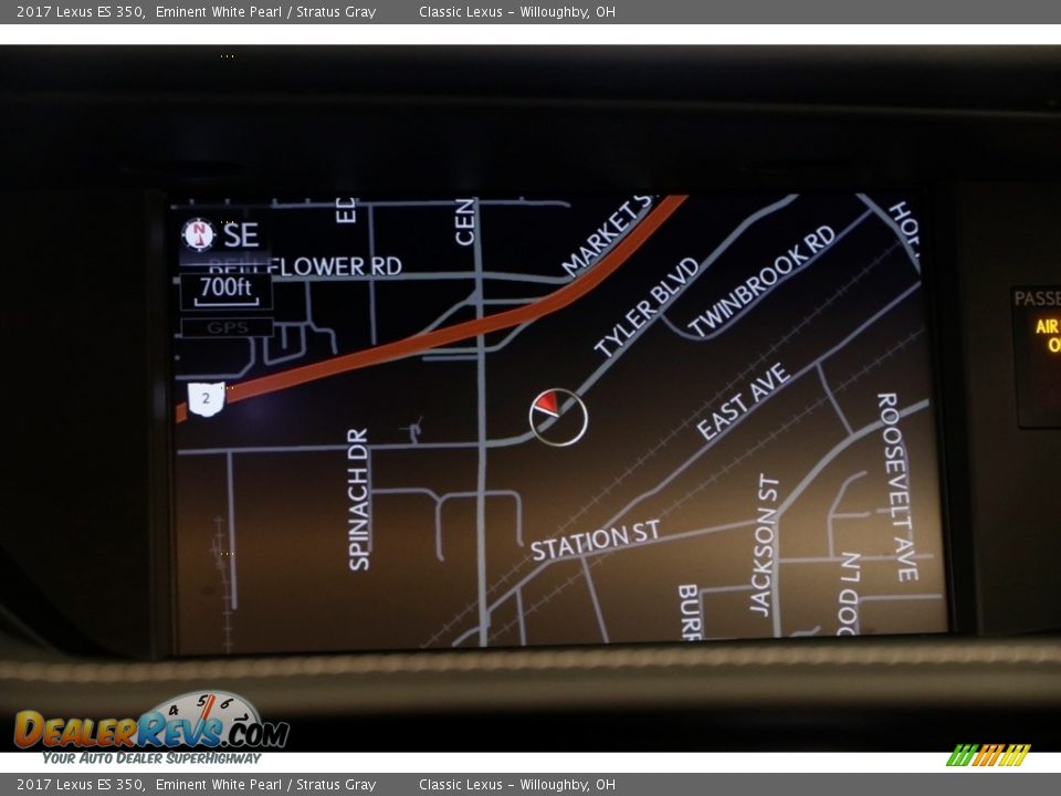 2017 Lexus ES 350 Eminent White Pearl / Stratus Gray Photo #10