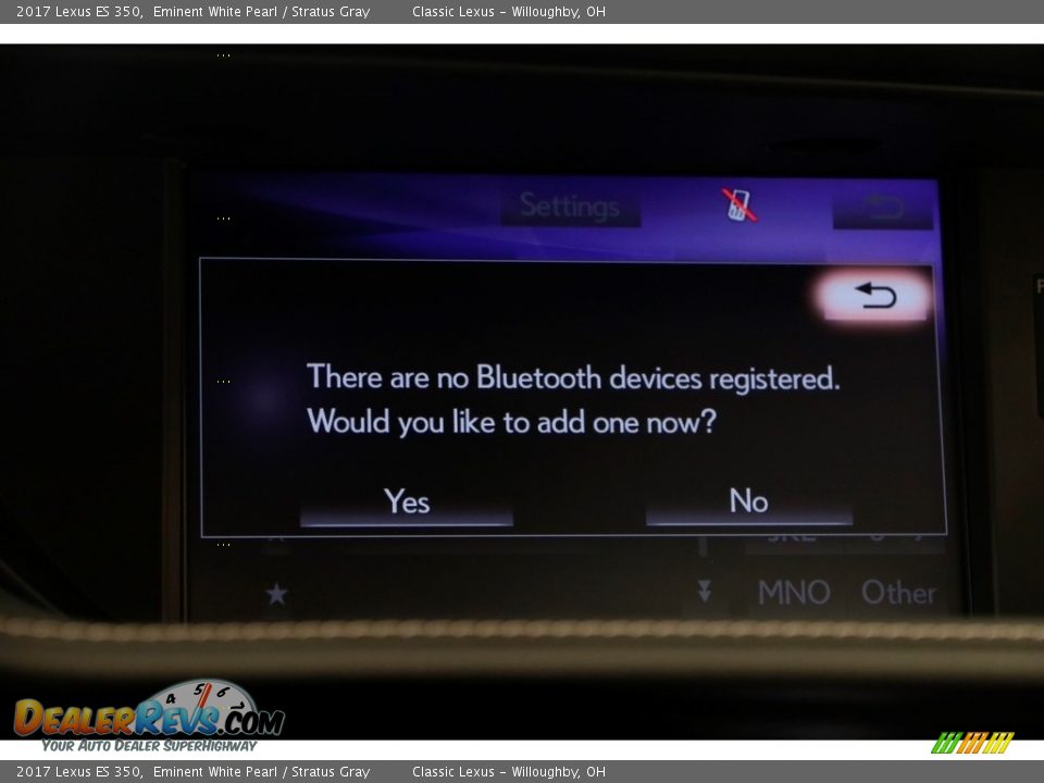 2017 Lexus ES 350 Eminent White Pearl / Stratus Gray Photo #11