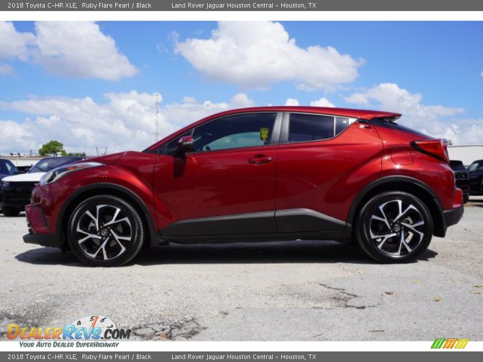 2018 Toyota C-HR XLE Ruby Flare Pearl / Black Photo #4