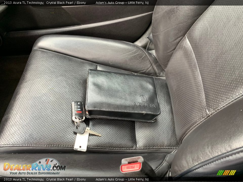2013 Acura TL Technology Crystal Black Pearl / Ebony Photo #27