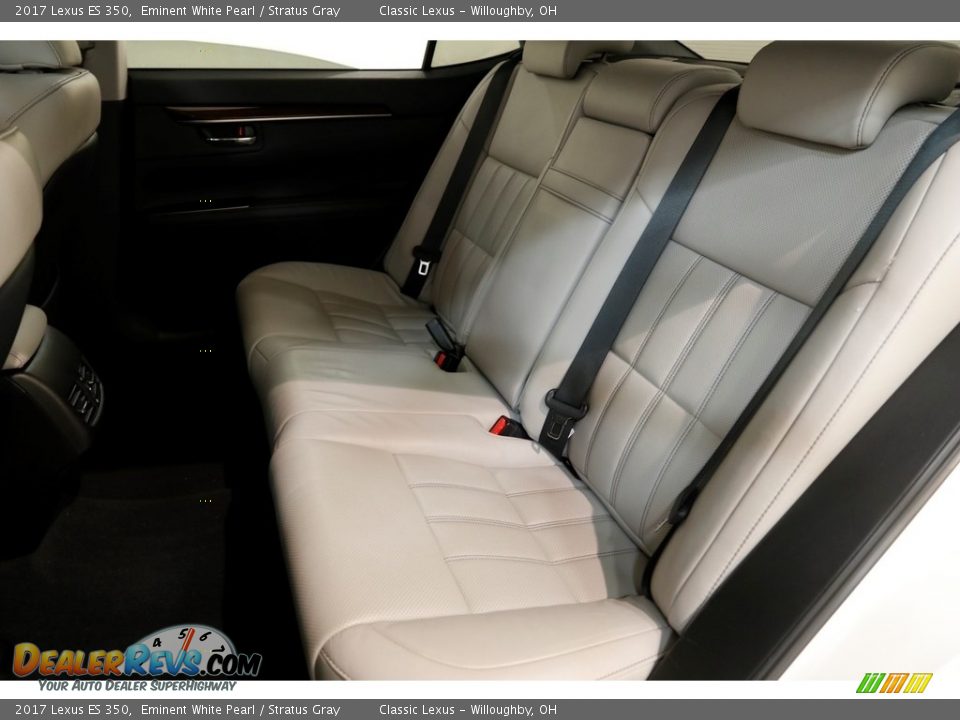 2017 Lexus ES 350 Eminent White Pearl / Stratus Gray Photo #15