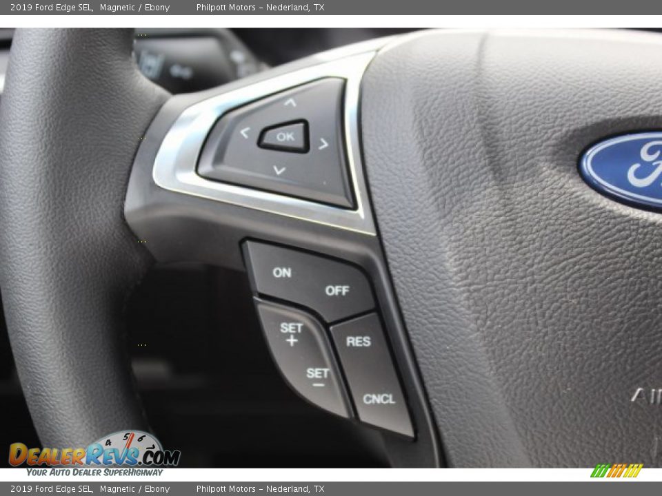 2019 Ford Edge SEL Magnetic / Ebony Photo #12